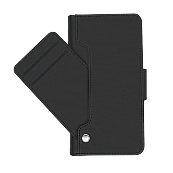 iPhone 11 Pro Max RV Plånboksfodral med Utfällbart Kortfack – Svart