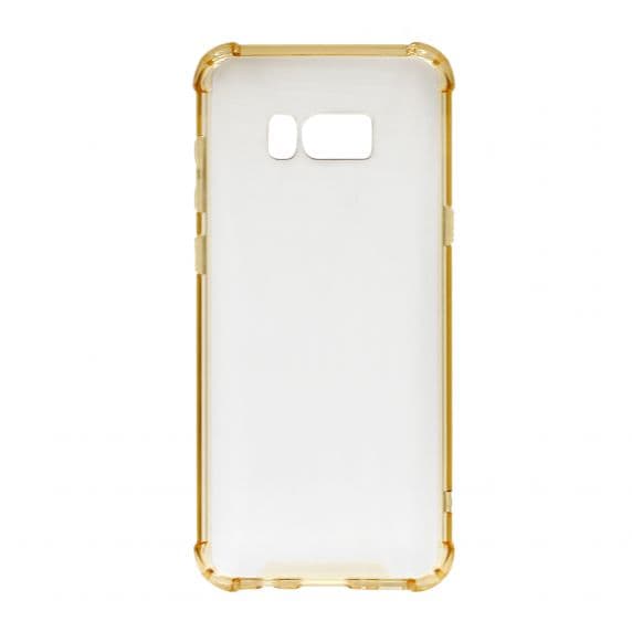 Samsung Galaxy S8 Plus Shockproof TPU Skal – Bra Skydd – Transparent/Guld