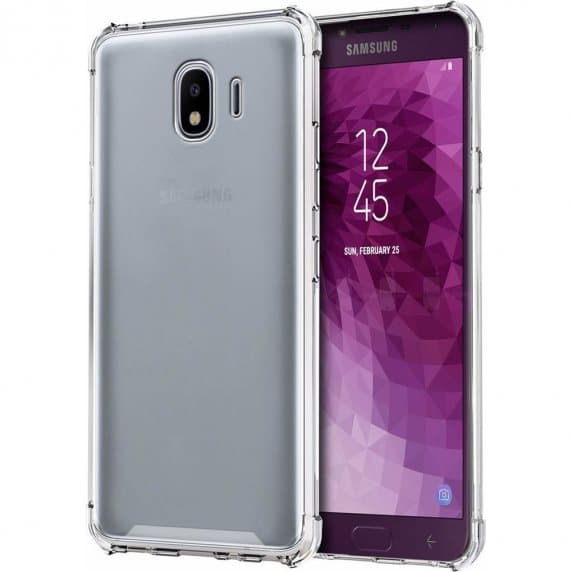 Samsung Galaxy J4 Shockproof TPU Skal – Transparent