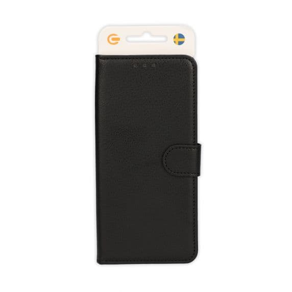 Samsung Galaxy A22 5G Läder Plånboksfodral Flip Stand – Svart