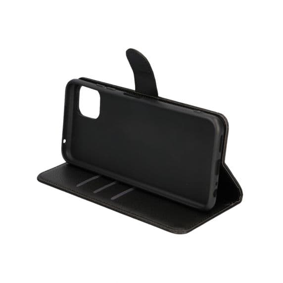 Samsung Galaxy A22 5G Läder Plånboksfodral Flip Stand – Svart