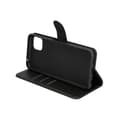 Miniatyrbild 2 av 5: Samsung Galaxy A22 5G Läder Plånboksfodral Flip Stand – Svart