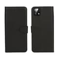 Miniatyrbild 1 av 5: Samsung Galaxy A22 5G Läder Plånboksfodral Flip Stand – Svart