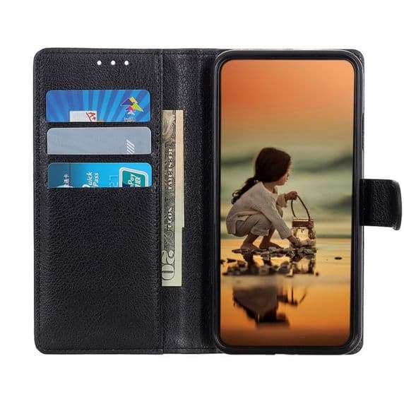 Samsung Galaxy A22 5G Plånboksfodral Flip Stand – Svart