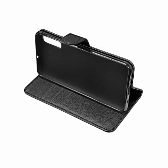 Samsung Galaxy A50 Läder Plånboksfodral Flip Stand – Svart