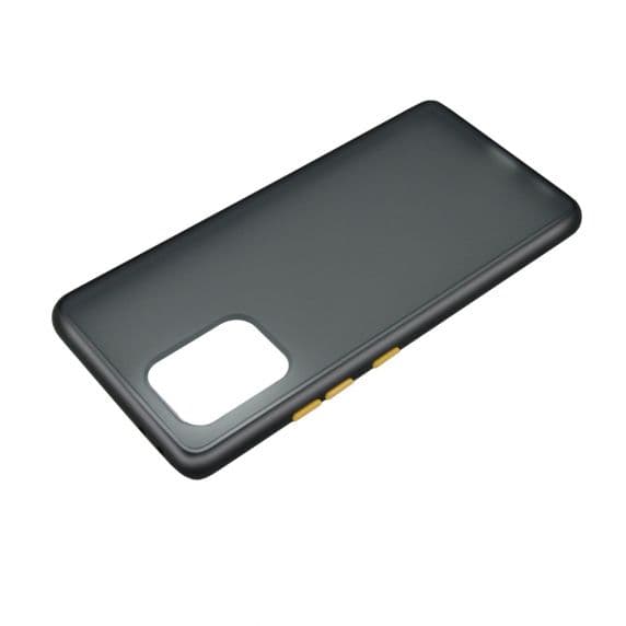 Samsung Galaxy S10 Lite Silikonskal – Svart/Dimmig
