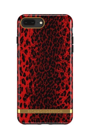 Richmond & Finch Skal – iPhone 6/7/8 Plus – Röd Leopard