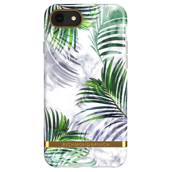Richmond & Finch Skal iPhone 6/6S/7/8/SE2020 – White Marble Tropics