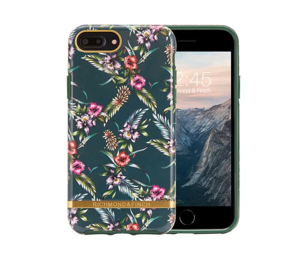 Richmond & Finch Skal iPhone 6/6S/7/8 Plus – Blommig Smaragd