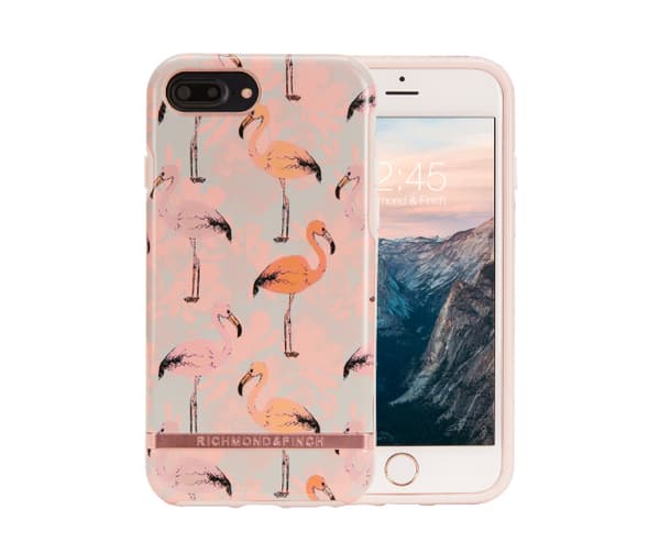 Richmond & Finch skal iPhone 6/6S/7/8 Plus – Rosa Flamingo