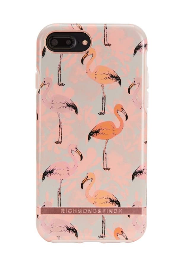 Richmond & Finch skal iPhone 6/6S/7/8 Plus – Rosa Flamingo