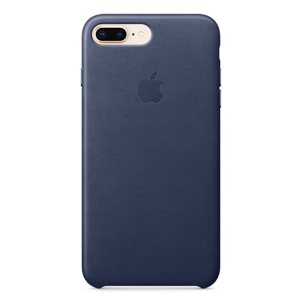 Apple iPhone 8 Plus & 7 Plus Läderskal Original – Midnattsblå