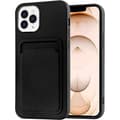 Miniatyrbild 1 av 8: iPhone 14 Pro Gummibelagd Stöttåligt Skal med Kortfack Liquid