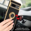 Miniatyrbild 7 av 11: Google Pixel 7 Elegant & Stöttåligt Skal med Ringhållare Flawless