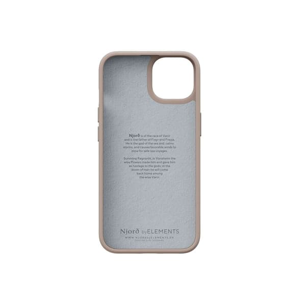 Njord by Elements iPhone 14 Plus Kuori Fabric Just Case Pink Sand