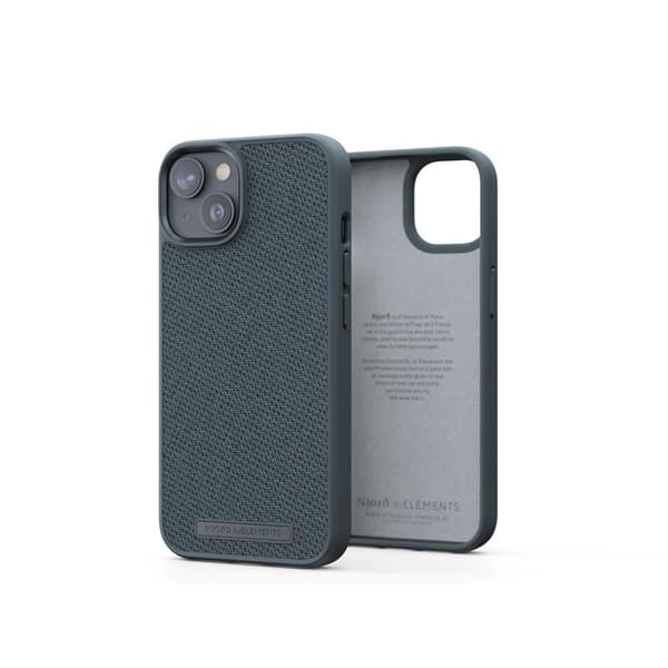 Njord by Elements iPhone 14 Plus Cover Fabric Just Case Dark Grey