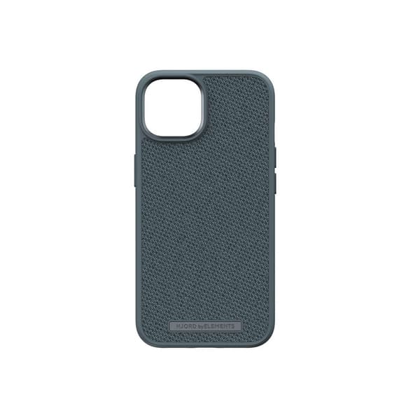 Njord by Elements iPhone 14 Plus Cover Fabric Just Case Dark Grey