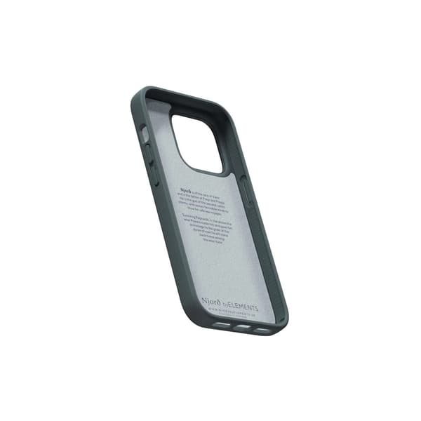 Njord by Elements iPhone 14 Pro Max Cover Fabric Just Case Dark Grey