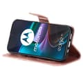 Pikkukuva 3 / 7: SKALO Motorola Edge 30 5G Mandala lompakkokotelo - Ruusukulta