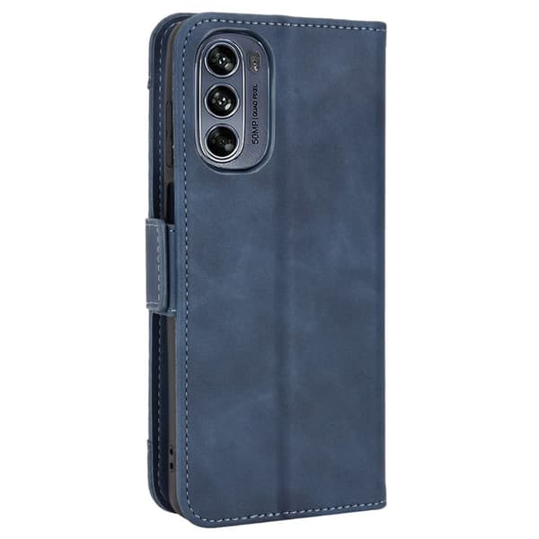 SKALO Motorola Moto G62 5G 6-FACK Plånboksfodral - Blå