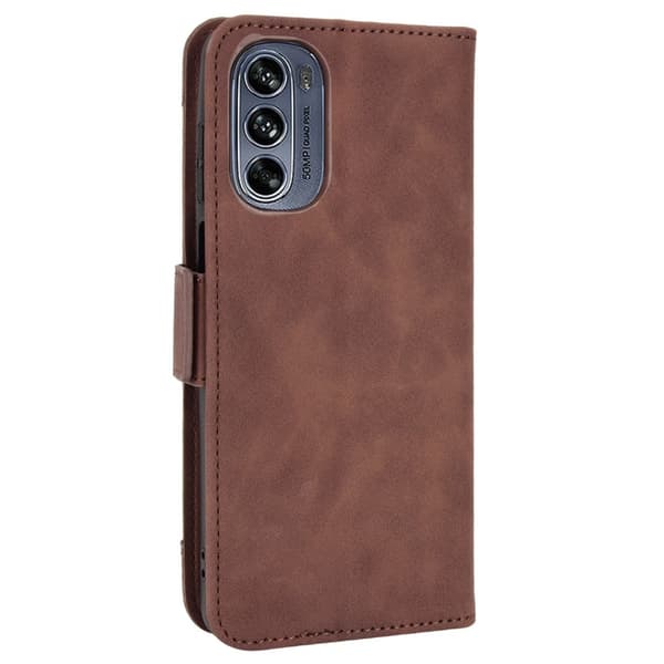 SKALO Motorola Moto G62 5G 6-FACK Plånboksfodral - Brun