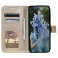Miniatyrbild 2 av 6: SKALO Samsung Xcover6 Pro 5G Mandala Plånboksfodral - Guld