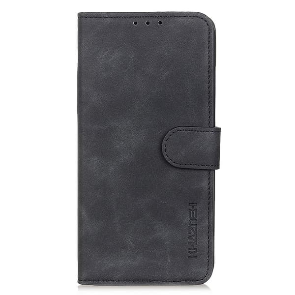 SKALO Asus Zenfone 9 5G KHAZNEH Plånboksfodral i PU-Läder - Svart