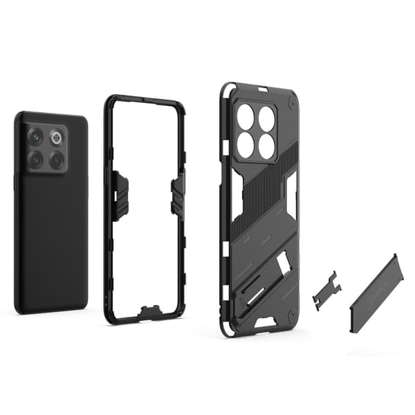 SKALO OnePlus 10T 5G Hybrid BIBERCAS Cover - Sort