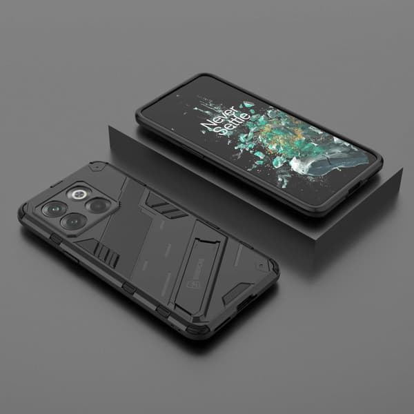 SKALO OnePlus 10T 5G Hybrid BIBERCAS Cover - Sort