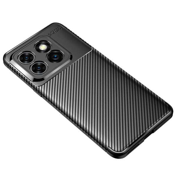 SKALO OnePlus 10T 5G Carbon Fiber TPU-skal - Svart