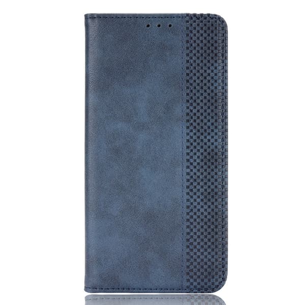 SKALO Asus Zenfone 9 5G Premium Pungetui med prægning - Blå