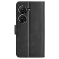 Miniatyrbillede 6 af 6: SKALO Asus Zenfone 9 5G Premium Wallet Flip Cover - Sort