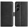 Miniatyrbillede 1 af 6: SKALO Asus Zenfone 9 5G Premium Wallet Flip Cover - Sort