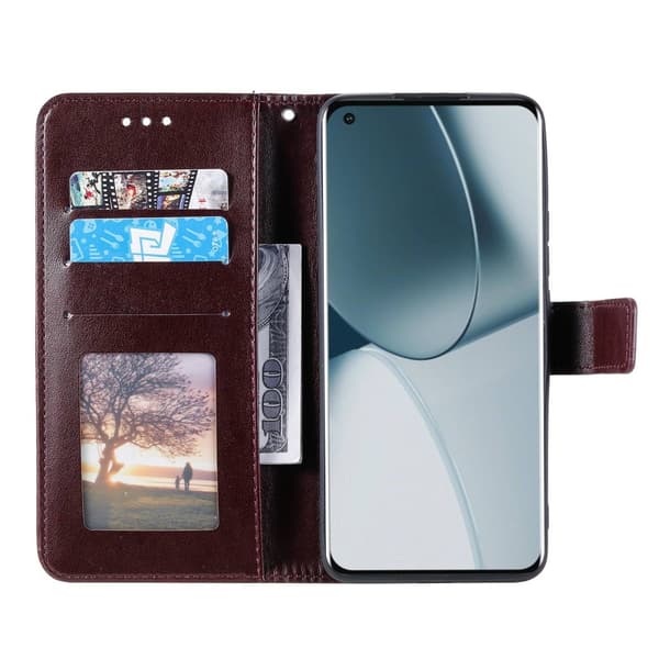 SKALO OnePlus 10T 5G Mandala Flip Cover - Brun