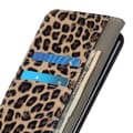 Pikkukuva 4 / 8: SKALO Motorola Edge 30 Ultra 5G Leopardikuvioinen lompakkokotelo PU-nahasta.