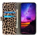 Pikkukuva 2 / 8: SKALO Motorola Edge 30 Ultra 5G Leopardikuvioinen lompakkokotelo PU-nahasta.
