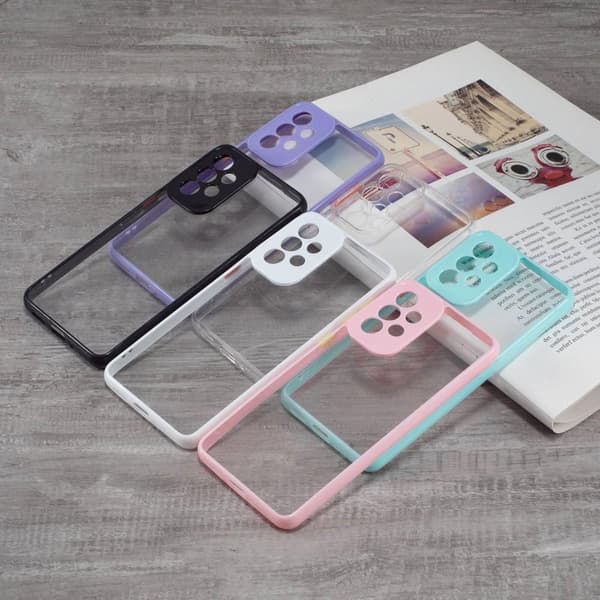 SKALO Samsung A23 5G Transparent TPU Bumper cover - Sort