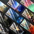 Miniatyrbillede 3 af 4: SKALO Samsung A23 5G Marmor hærdet glas TPU Cover - #1