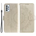 Miniatyrbillede 1 af 5: SKALO Samsung A23 5G Mandala Flip Cover - Guld