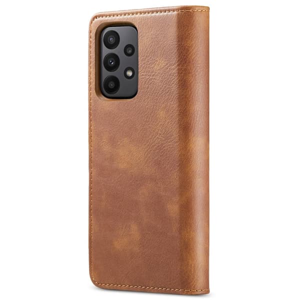 DG MING Samsung A23 5G 2-in-1 magneetti lompakkokotelo - Ruskea