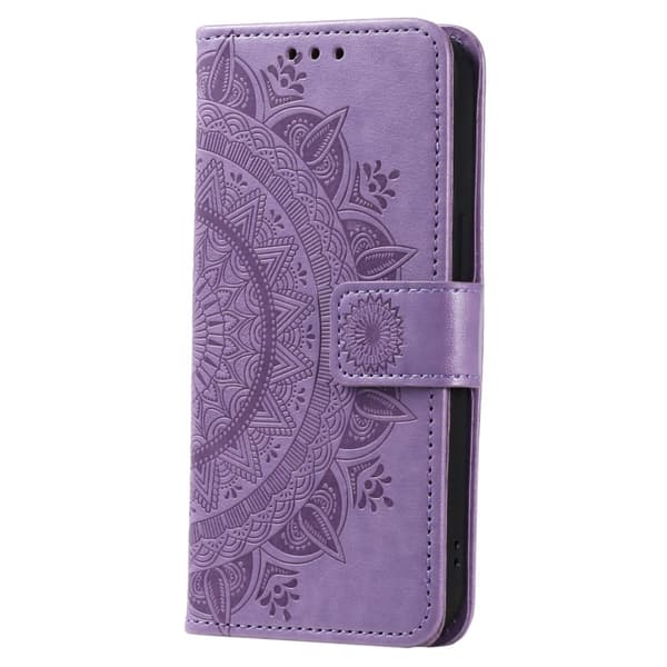SKALO Sony Xperia 5 IV 5G Mandala Plånboksfodral - Lila