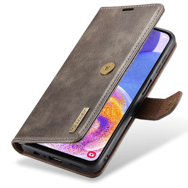 DG MING Samsung A23 5G 2-in-1 magneetti lompakkokotelo - Harmaa