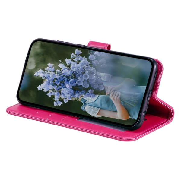 SKALO Sony Xperia 5 IV 5G Mandala Plånboksfodral - Cerise