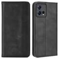 Miniatyrbild 1 av 8: SKALO Motorola Edge 30 Fusion 5G Embossed Premium Plånboksfodral - Svart