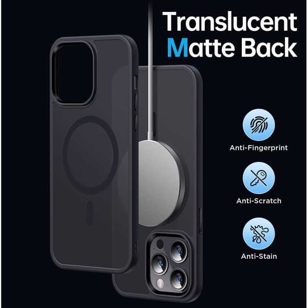 iPhone 14 Pro Max Transparent Stötdämpande Skal MagSafe-Kompatibelt V2