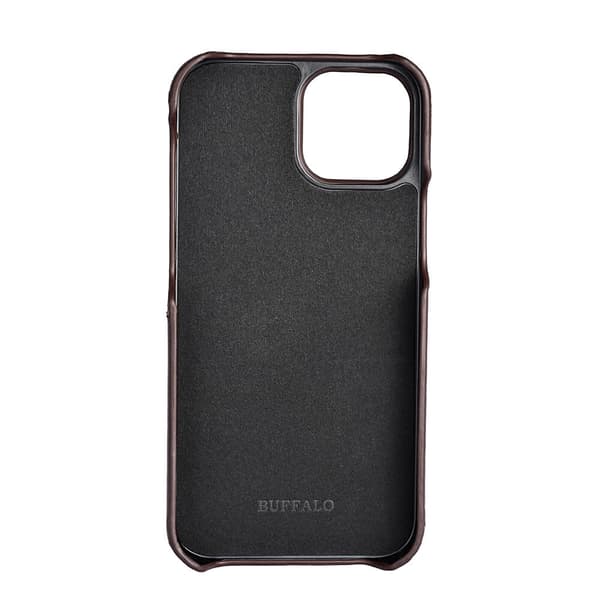 Buffalo iPhone 13 Mini Mobilskal Kortfack Äkta Läder Brun