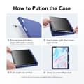 Miniatyrbild 3 av 10: ESR iPad Air 2025-2020 Fodral Rebound Pennhållare Svart