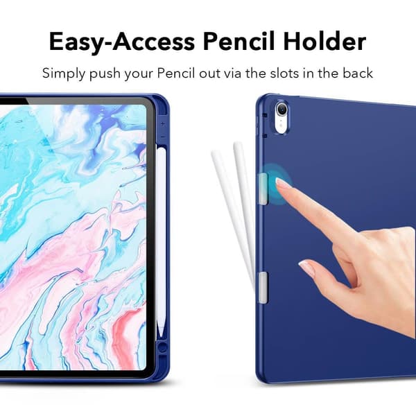 ESR iPad Air 2025-2020 Fodral Rebound Pennhållare Svart