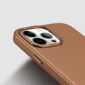 Miniatyrbild 6 av 6: DUX DUCIS iPhone 14 Pro Skal MagSafe Grit Läder Brun