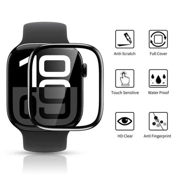 HOFI Apple Watch 7/8 45mm Skärmskydd Pro+ Hybrid Glas